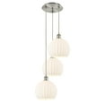 thumbnail image 7 of Innovations Lighting - White Venetian - 3 Light Cord Hung Multi Pendant In, 7 of 7