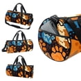 thumbnail image 3 of Dog Paw Print Duffle Soccer Bag: 17.7" Sports Travel Tote with Interior Zipper Pocket and Large Capacity, 3 of 6