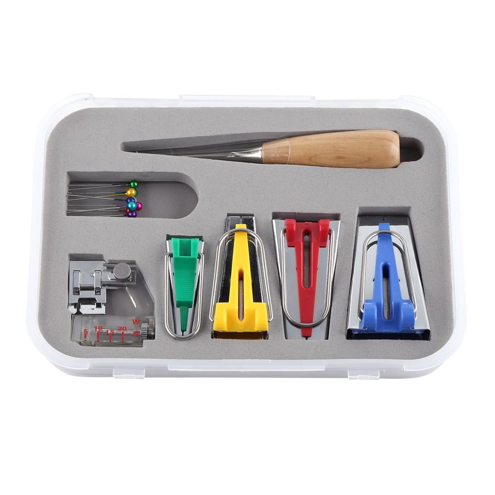 Multifunción Bias Maker Binding Sew Tool Bias Tape Maker Set para Coser DIY Craft Bias Tape Tool