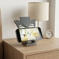 thumbnail image 7 of DefiDgd Hollow-out Butterfly Style Wooden Phone Stand,Desktop Cellphone Holder,Stable Support Bracket for Smartphones,Decorative Desk Accessory for Home Office(Black), 7 of 7