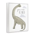 thumbnail image 2 of Stupell Industries Contemporary You Are Kind Dinosaur White Framed Giclee Art, 11 x 14, by Elizabeth Tyndall, 2 of 8