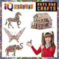 thumbnail image 1 of Juego de rompecabezas IQ BUILDER 3D Art, kit de manualidades para colorear para niños, 1 of 7