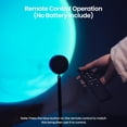 thumbnail image 4 of Proyector Sunset Lamp Tsrarey Sunset Light con mando a distancia, 4 of 6