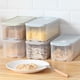 thumbnail image 2 of Yuarrent Caja de almacenamiento para refrigerador con tapa, organizador apilable, cajas lavables, escurridor ahorrador de espacio, suministros para Almacenamiento y organización del hogar Caqui Yuarrent HA079837-01, 2 of 6