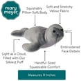 thumbnail image 3 of Mary Meyer Smootheez Seal Plush - 8-Inch Ultra-Soft Squishy Stuffed Animal, Gray Ocean Sensory Toy, 3 of 5