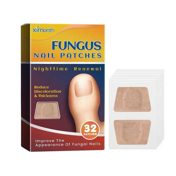 Tratamiento para hongos en las uñas de los pies, 32 unidades. Tratamiento reparador de uñas, restaura la apariencia de uñas descoloridas o dañadas.
