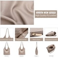 thumbnail image 2 of West Slouchy Hobo Bags for Women Soft Designer Shoulder Purses Ladies Top Handle Handbag, 2 of 5