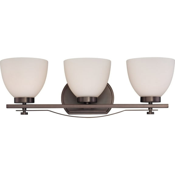 Bentlley - 3 Light Vanity Fixture w/ Frosted Glass