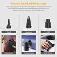 thumbnail image 4 of Electric Air Pump, Rechargeable Battery Air Mattress Pump, Portable Quick-Fill Inflator/Deflator Pumps with 4000mAh for Camping Inflatable Cushions, 4 of 4