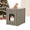 Gray, variant on ENNSOO Outdoor Cat House Weatherproof Resin Cat Shelter for Indoor & Outdoor, Durable All-Season Pet House for Feral, Stray & Domestic Cats, Gray