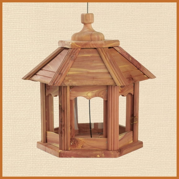 Dr. Pol Cedar Gazebo Wild Bird Feeder 3 Pounds