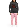 thumbnail image 4 of CafePress - Spooky Halloween Nurse - Women's Long Sleeve Charcoal Gray Pajamas, 4 of 7