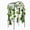 Black 90*80, variant on Senfot 160x160cm PE Plant Support Stake Trellis with Small Flower Pot Base for Balcony Patio Potted Climbing Vine Growth