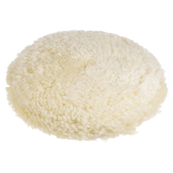 Wool Polishing Pads 7 inch Wool Buffing Pad with Hook and Loop Back