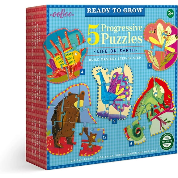 eeBoo Ready to Grow - Life on Earth P. Puzzle