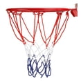 thumbnail image 1 of Anillo de aro de baloncesto montado en la pared de tamaño profesional de 32 cm Goal Net Rim Dunk Shooting,11 Feliz Sencillez, 1 of 4