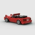 thumbnail image 3 of BRICK Mazda Miata Red Building Block Brick Car compatible with LEGO Car, Collection and Gifting Idea - 306 Pieces, 3 of 4