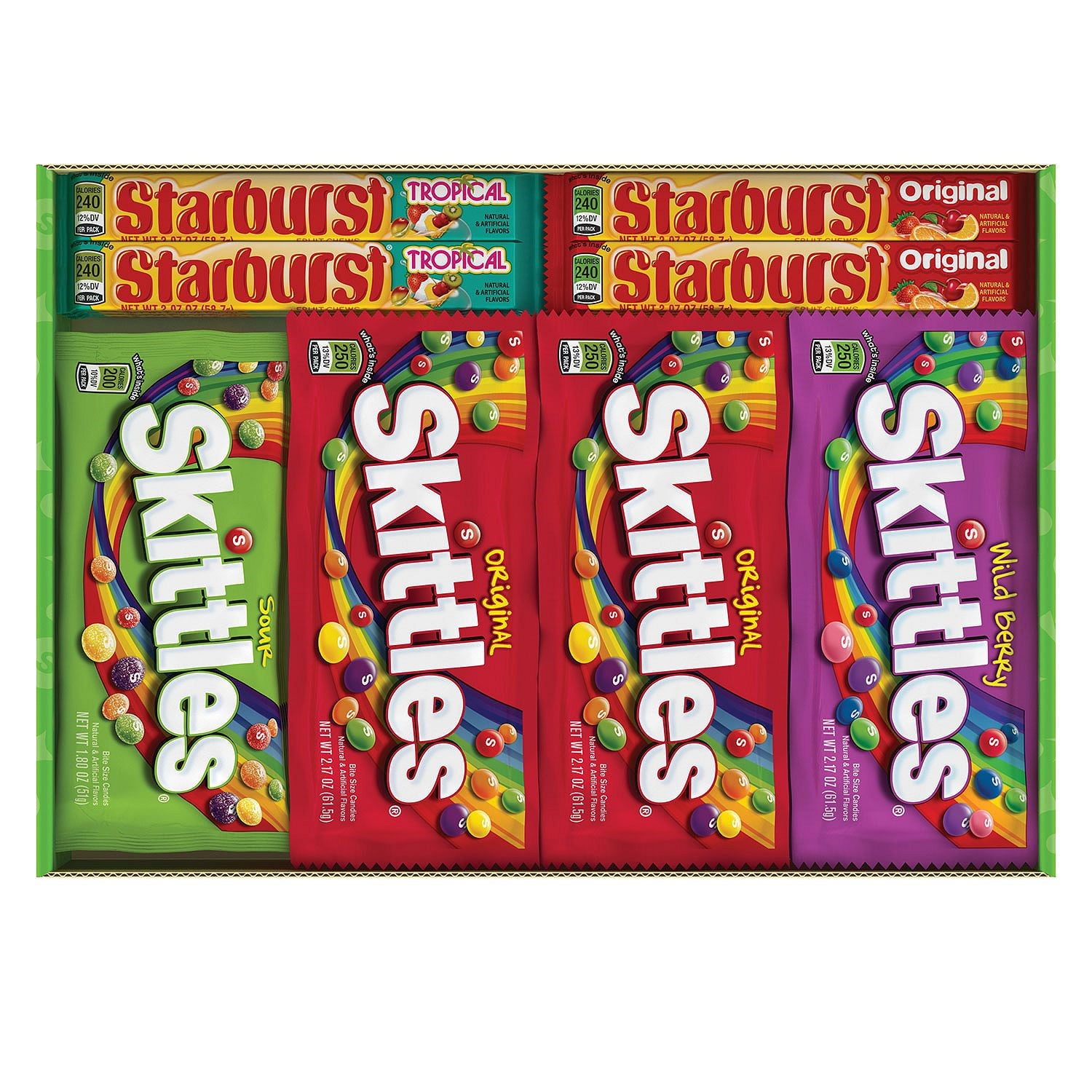 Skittles and Starburst Candy Variety Pack, 32 Ct