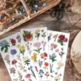 thumbnail image 4 of Juego de 3 calcomanías florales para muebles y manualidades (6 x 12 pulgadas): hortensias, rosas, margaritas y lirios., 4 of 9
