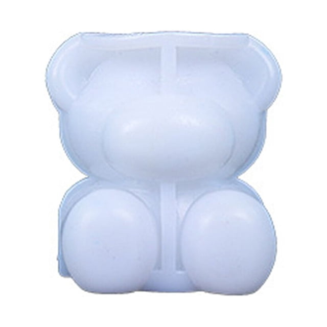 Bearachild Molde de silicona para bolas de hielo, forma de Animal, elástico, portátil, hermético, lavable, fabricante de cubitos de hielo, Cocina y Comedor Tipo 1