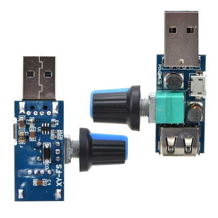 

Fan Speed Governor Air Volume Adjust USB Fan Switching Module 2pcs Aluminum For Office Use