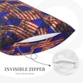 thumbnail image 4 of Salouo Vintage USA Flag Print Print Pillow Case Cover,Wrinkle-Free Bed Pillow Cover Pack of 1 Home Decor Fade-Resistant and Stain-Resistant ,Pillows Not Included -16"x24", 4 of 8