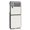 White, variant on Plain Case for Samsung Galaxy Z Flip 3, Premium Lychee Patterned PU Leather Hard PC Shell Ultra Thin Slim Durable Protective Phone Cover for Samsung Galaxy Z Flip 3,Skyblue