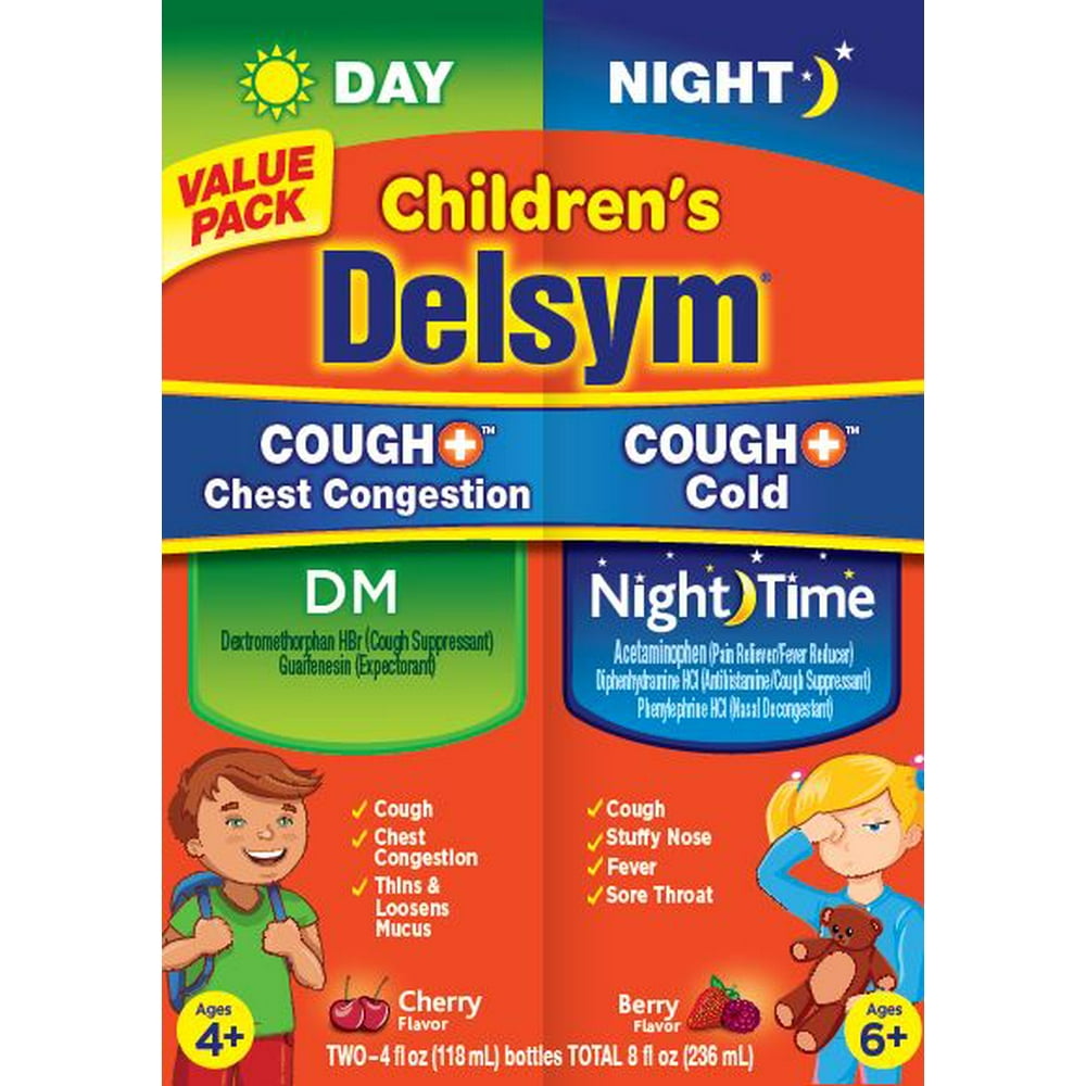 Delsym Children's Cough + Chest Congestion Day & Night Cold Liquid