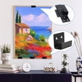 thumbnail image 7 of LELE LIFE Movable Mirror Clips for Wall Mounting, Stainless Steel Heavy Mirror Hangers Mirror Hanging Hardware Kit, Picture Frame Wall Mount Bracket Holder, 6Pack, 18mm/0.71" Width, 7 of 7
