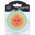thumbnail image 2 of Open Road Brands Smiling Sun Coaster for Car or Truck, 1 Pack, Easy Clean, 2.56 x 2.56 x 0.23 in, 2 of 5
