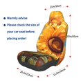 thumbnail image 2 of Picia Sunflower Blue Sky Print Waterproof Sweating Car Seat Cover for Post Gym Workout, Running, Beach and Hiking, Universal Fit Anti-Slip Bucket Seat Protector, 2 of 5