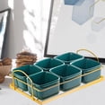 thumbnail image 4 of yuksok Multifunction snack tray Snack Storage Tray Salad Dessert Restaurant as described, 4 of 9