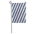 thumbnail image 1 of POGLIP Contrast Blue Stripes on Linear Simple Garden Flag Decorative Flag House Banner 28x40 inch, 1 of 2