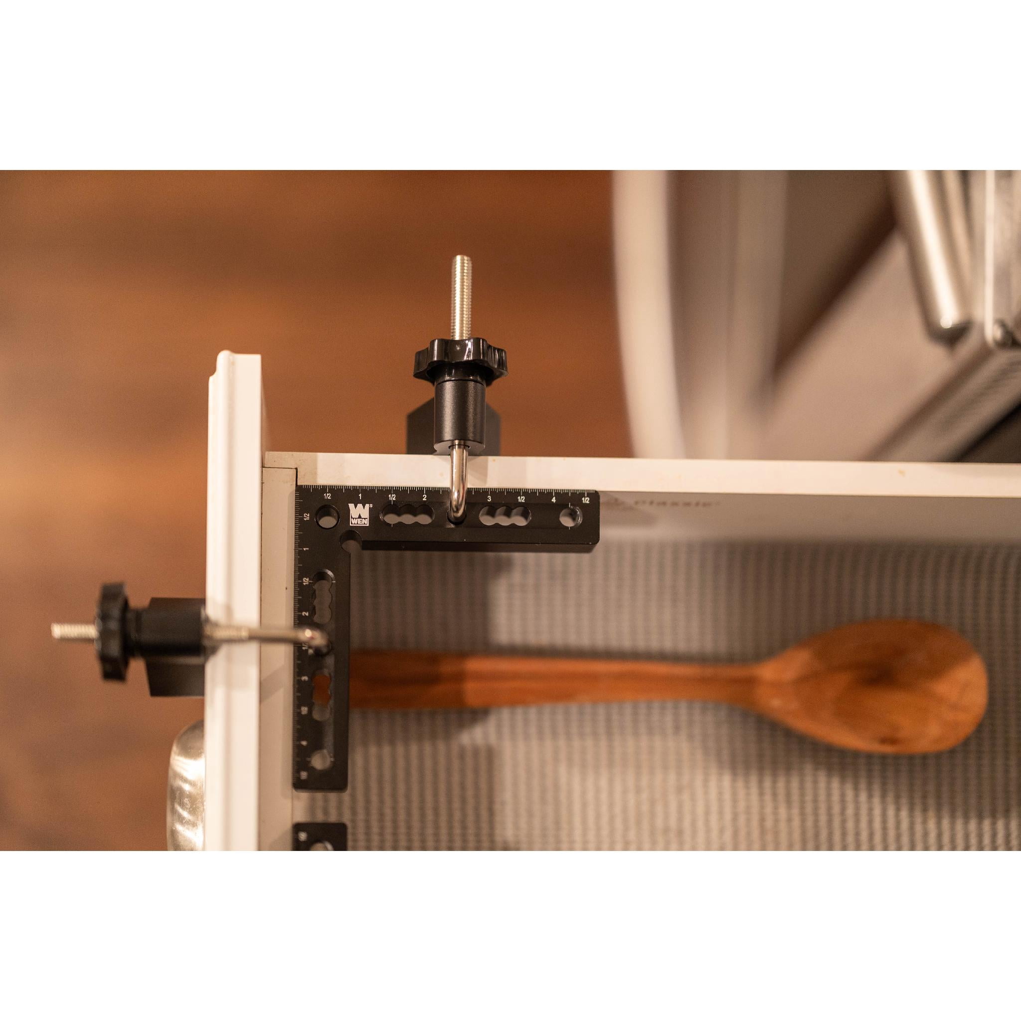 WEN 4.5-Inch 90-Degree Precision Positioning Squares and Setup Blocks with Laser-Etched Scales