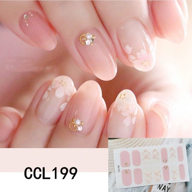 Holographic Y2K Nail Strips - Full Wraps, Self-Adhesive, Glossy, and DIY Nail Art Decals for Women