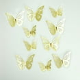 thumbnail image 7 of 3D Gold Butterflies Peel & Stick Mirrors, 7 of 7