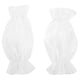 thumbnail image 1 of 1 par de mangas de novia de satén para boda, mangas abullonadas hasta el codo, mangas desmontables para mujer, elegantes accesorios para fiesta de té, guantes largos blancos, 1 of 7