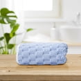 thumbnail image 5 of 13.78x29.53 Inches Face Towel, Soft and Breathable Coral Fleece Towel, Skin-Friendly and Lightweight, Absorbent Towels for Bathroom, Shower, 5 of 6