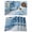 Blue, variant on Blue Marble Placemats Set of 4, Summer Ocean Wave Blue Ombre Placemats for Dining Table, Place Mats for Kitchen Tabletop, Waterproof Wipeable Dining Table Mats Set