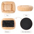 thumbnail image 2 of Plush Dog Bed Calming Puppy Cat Pet Beds Pad Soft Warm Sleeping Kennel, 2 of 6