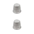 thumbnail image 4 of bedienty Knitting Rings Finger for Protection Thimble Adjustable Sewing Loop Specially-designed Crochet Tools for Home Yarn Crafts Silver Alloy Ring 2Set, 4 of 6