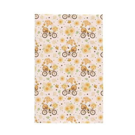 

Matuu Cute Bee Gnome1 for Waffle Kitchen Towel Dish Towels Hand Towels for Kitchen 16 X 26 Inches