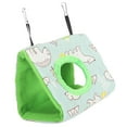 thumbnail image 4 of Cama Colgante De Pájaros Casa Colgante De Aves, Patrón De Osos Triangular Hamaca Hamaca Para Mascotas De Fondo De Mascotas Cálidas Cómodas Suministros Para Mascotas Para La, 4 of 7