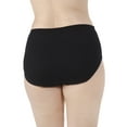 thumbnail image 4 of Fit for Me by Fruit of the Loom Women's Plus Breathable Cotton-Mesh Brief Panties - 5 Pack, 4 of 8