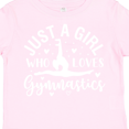thumbnail image 4 of Inktastic Just a Girl Who Loves Gymnastics Girls Toddler T-Shirt, 4 of 5