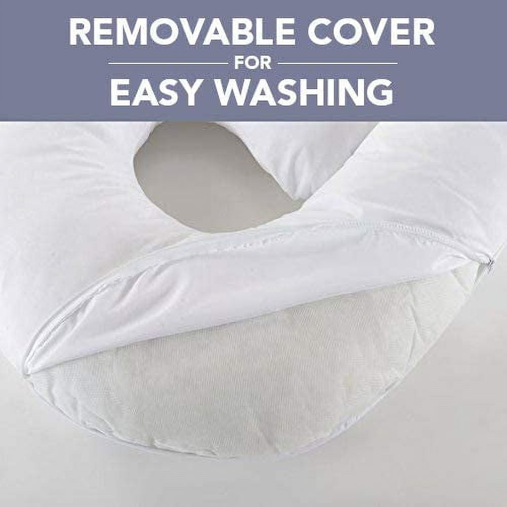 ComfySure Full Body Pregnancy Pillow - 58" J Shaped Maternity Pillow for Pregnant Women - Hypoallergenic, Comfortable, Plush and Therapeutic