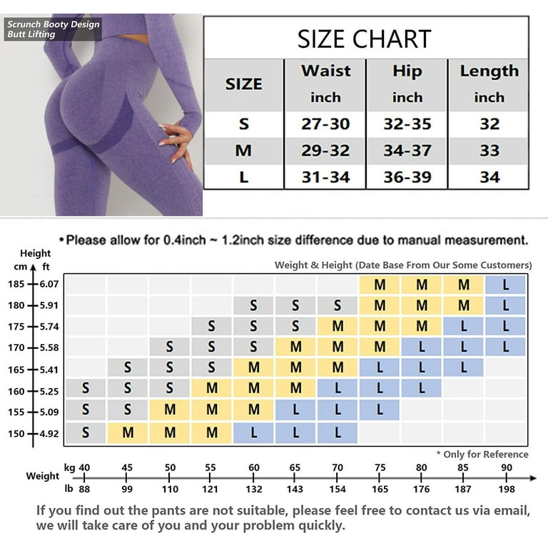 COMFREE Women Seamless Ruched Butt Lifting Leggings High Waist Yoga Pants  Tummy Control Workout Gym Scrunch Booty Tights Sports Compression
