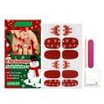thumbnail image 2 of Christmas Nail Tips, Christmas False Nails, Removable Reusable Christmas Nail Stickers, Safe Non-Irritating Material, Easy Application Wearable Nail Patches for Festive Holiday Nail Art, 2 of 9