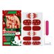thumbnail image 2 of Puntas de uñas navideñas terminadas, uñas postizas navideñas, parches para uñas, parche para uñas, 2 of 9