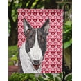 thumbnail image 3 of Carolines Treasures SC9561-FLAG-PARENT Bull Terrier Valentines Love Flag  multicolor, 3 of 3